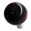 C7 Corvette Black Shift Knob With Red Shift Pattern and Stingray